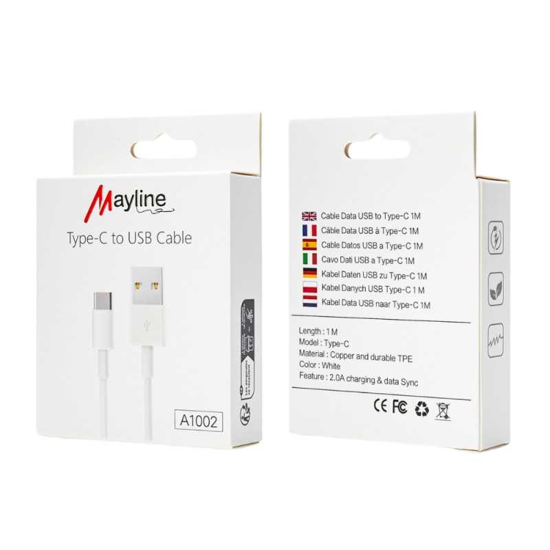 Câble USB vers Type-C 20W - 1M