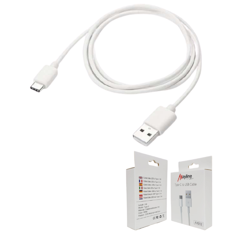 Câble USB vers Type-C 20W - 1M
