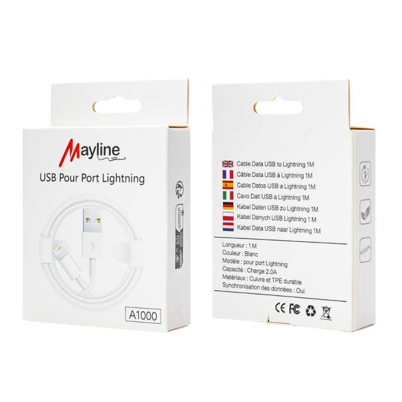Câble USB vers Lightning 20W -1M