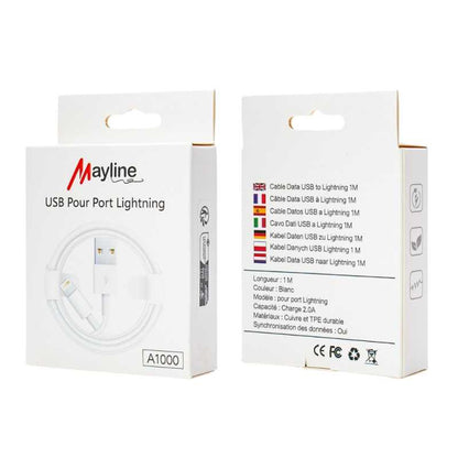Câble USB vers Lightning 20W -1M
